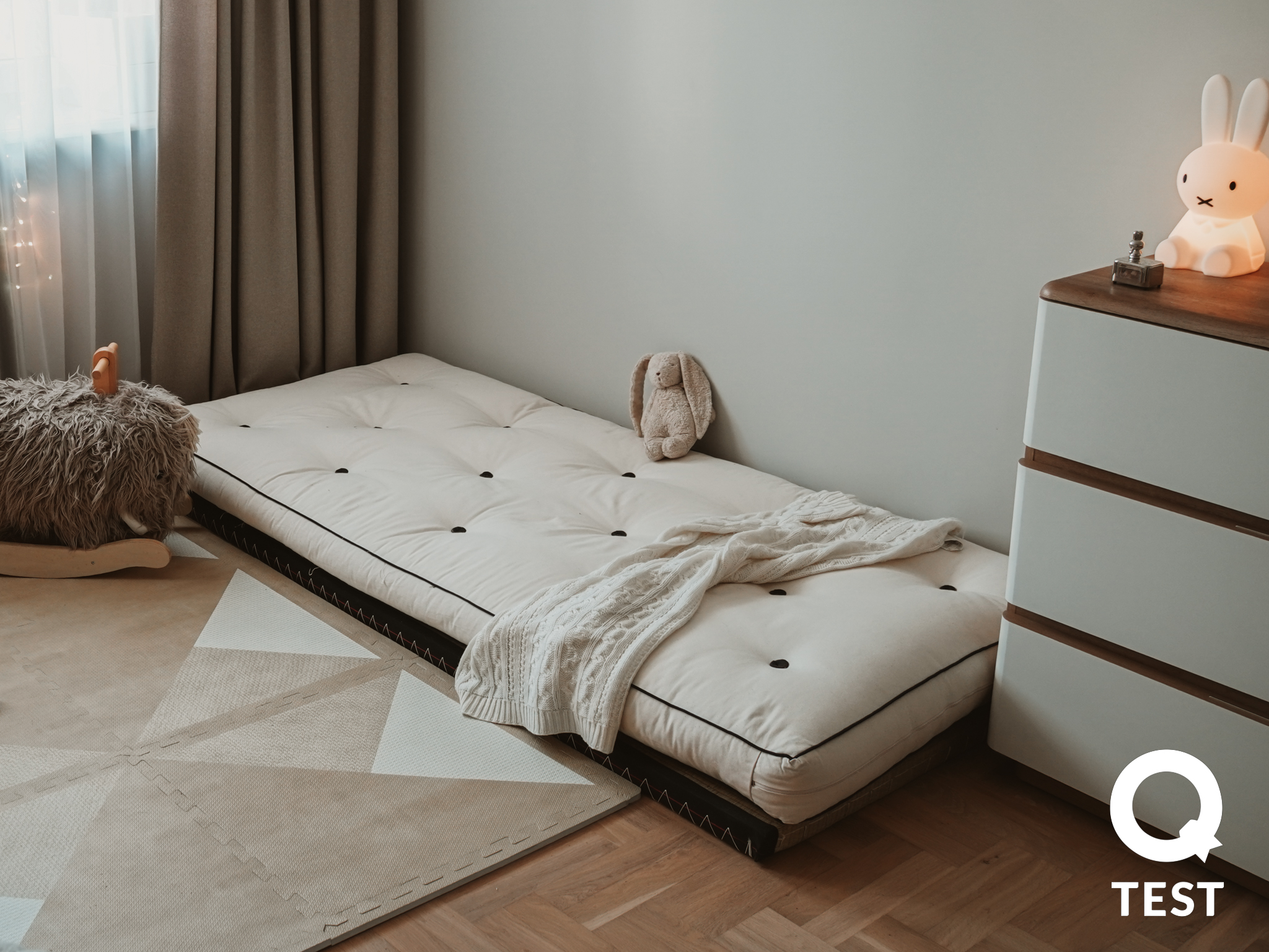 Łóżko podłogowe Montessori - futon montessori